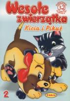 Okładka książki Wesołe zwierzątka Kicia i Pikuś