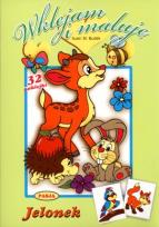 Okładka książki Wklejam i maluję - Jelonek