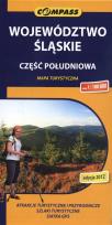 Okładka książki Województwo Śląskie część południowa mapa turystyczna 1:100 000