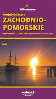 Opakowanie Województwo zachodniopomorskie mapa regionu 1:300 000