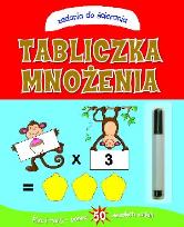 Okładka książki Zadania do ścierania. Tabliczka mnożenia