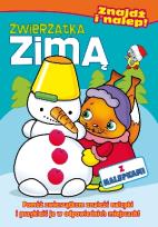 Okładka książki Znajdź i nalep - Zwierzątka zimą