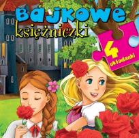 Okładka książki 4 układanki - Bajkowe księżniczki