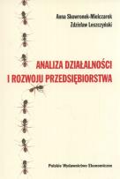 Okładka książki Analiza działaności i rozwoju przedsiębiorstwa