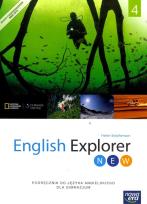 Okładka książki English Explorer New 4 GIM Podręcznik. Język angielski (2015