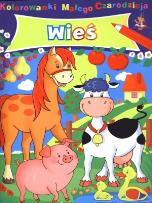 Okładka książki Kolorowanki Małego Czarodzieja - Wieś