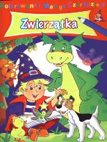 Okładka książki Kolorowanki Małego Czarodzieja - Zwierzątka FK
