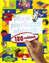 Okładka książki Moje pierwsze obrazki 180 naklejek