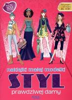 Okładka książki Naklejki młodej modelki. Styl prawdziwej damy