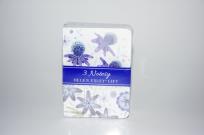 Opakowanie Notesiki Fioletowe kwiaty 3 sztuki