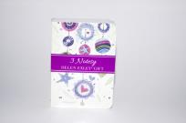 Opakowanie Notesiki Serce i gwiazdy 3 sztuki