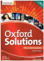 Okładka książki Oxford Solutions Pre-Intermediate Podręcznik 2015