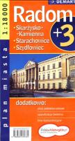 Okładka książki Plan Miasta Radom  1:18 000 DEMART