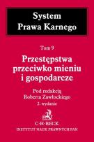 Okładka książki Przestępstwa przeciwko mieniu i gospodarcze. Tom 9