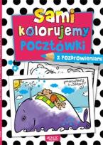Okładka książki Sami kolorujemy pocztówki z pozdrowieniami