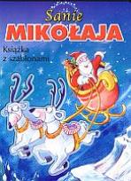 Okładka książki Sanie Mikołaja. Książka z szablonami