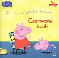 Okładka książki Świnka Peppa. Zabawy w .. 22 Czerwone buciki