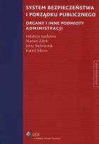 Okładka książki System bezpieczeństwa i porządku publicznego