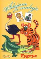 Okładka książki Wklejam i maluję - Tygrys