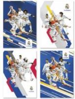 Opakowanie Zeszyt A5/32K linia Real Madrid (10szt) ASTRA