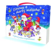 Okładka książki Zimowe skarby malucha. Kuferek pełen niespodzianek