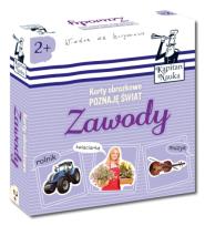 Okładka książki Ang. Karty obrazkowe Poznaję świat Zawody EDGARD