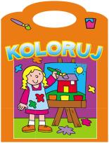 Okładka książki Koloruj. Zeszyt pomarańczowy