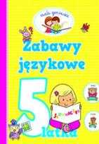 Okładka książki Mali geniusze - Zabawy językowe 5-latka