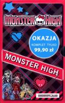 Okładka książki Monster High. Komplet 4 powieści + notes