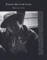 Okładka książki Myśli do słów