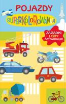 Okładka książki Pojazdy. Superkolorowanka