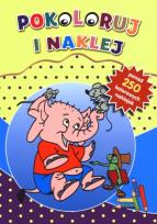Okładka książki Pokoloruj i naklej