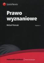Okładka książki Prawo wyznaniowe