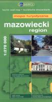 Okładka książki Region mazowiecki mapa turystyczna 1:270 000