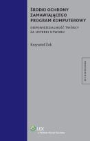 Okładka książki Środki ochrony zamawiającego program komputerowy