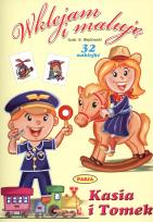 Okładka książki Wklejam i maluję - Kasia i Tomek