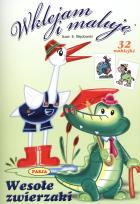 Okładka książki Wklejam i maluję - Wesołe zwierzaki