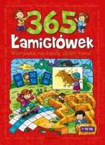 Okładka książki 365 łamigłówek - Rozrywka na każdy dzień