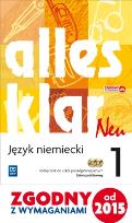 Okładka książki Alles Klar Neu 1 podr ZP + CD w.2015 WSiP