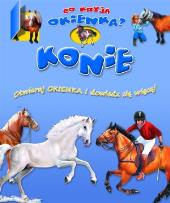 Okładka książki Co kryją okienka? Konie