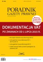 Opakowanie Dokumentacja VAT po zmianach od 1 lipca 2015 r