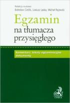 Okładka książki Egzamin na tłumacza przysięgłego