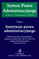 Okładka książki Instytucje prawa administracyjnego t.1
