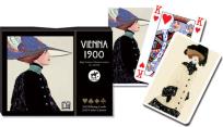 Opakowanie Karty Wiedeń 1900 Moda 2 talie