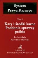 Okładka książki Kary i środki karne Poddanie sprawcy próbie tom 6