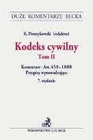 Okładka książki Kodeks cywilny tom 2 Komentarz do art. 450–1088 oraz do Przepisów wprowadzającyc