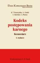 Okładka książki Kodeks postępowania karnego Komentarz wyd. 4