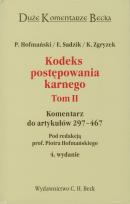 Okładka książki Kodeks postępowania karnego tom 2