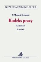 Okładka książki Kodeks pracy Komentarz