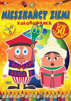 Okładka książki Kolorowanka. Mieszkańcy Ziemi